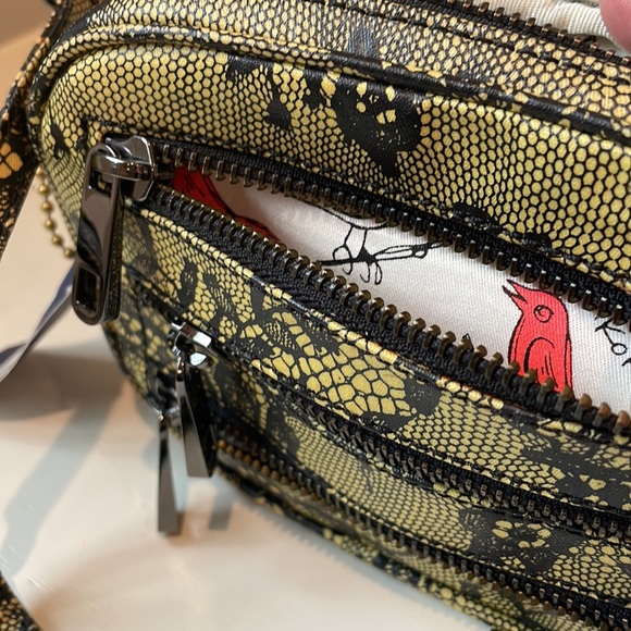 Rare NWT Rebecca Minkoff Lace BF Pouch (“Pale Yellow”) - Picture 5 of 9